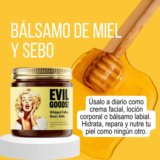 EVIL GOODS® - BÁLSAMO DE MIEL Y SEBO DE RES,